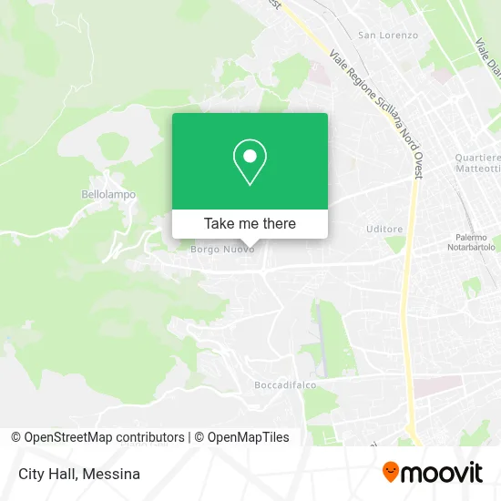 City Hall map