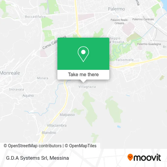 G.D.A Systems Srl map