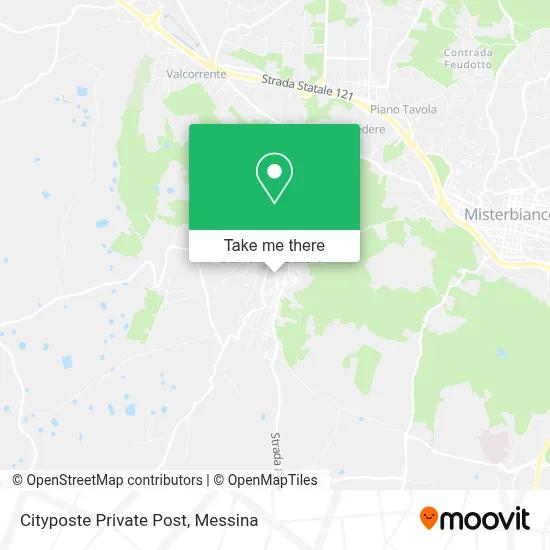 Cityposte Private Post map