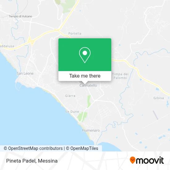 Pineta Padel map
