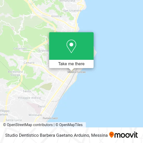 Studio Dentistico Barbera Gaetano Arduino map