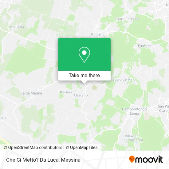 Che Ci Metto? Da Luca map