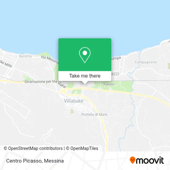 Centro Picasso map