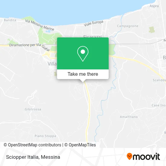 Sciopper Italia map