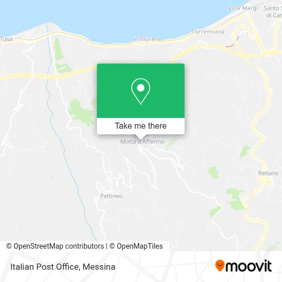 Italian Post Office map
