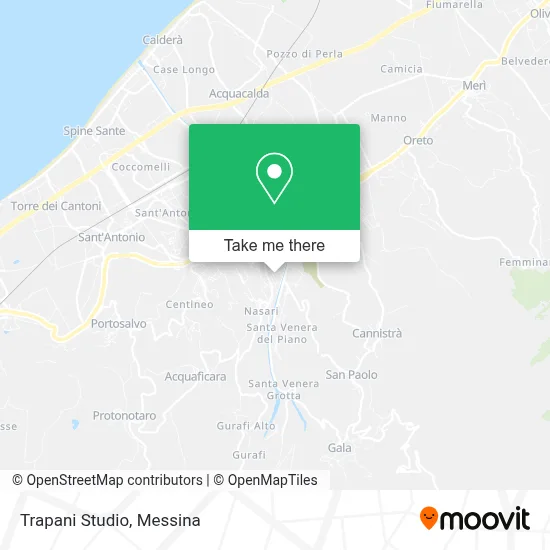 Trapani Studio map