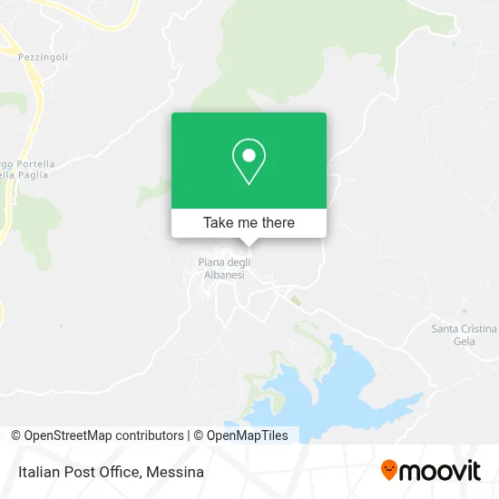 Italian Post Office map