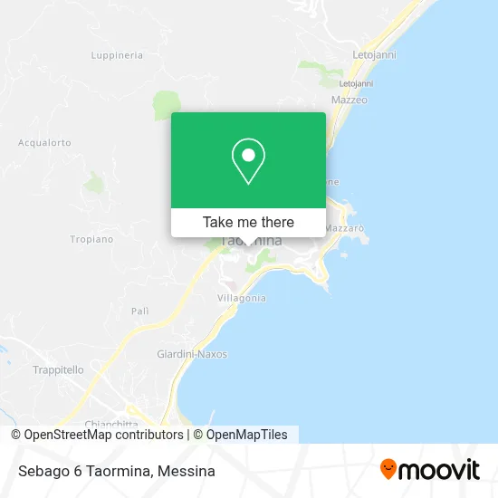 Sebago 6 Taormina map