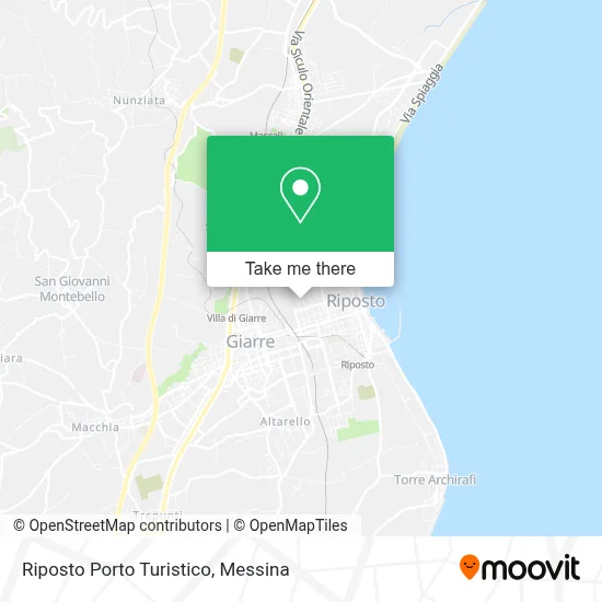 Riposto Porto Turistico map