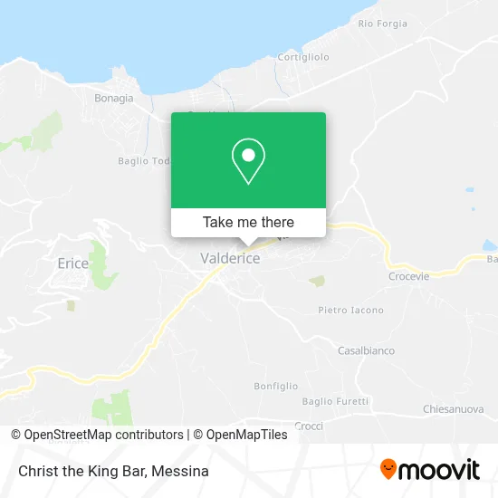 Christ the King Bar map
