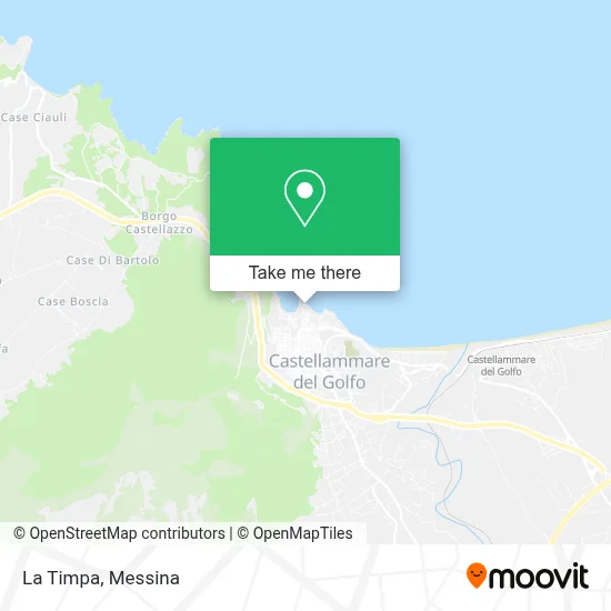 La Timpa map