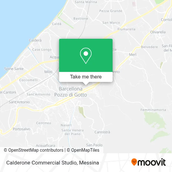 Calderone Commercial Studio map