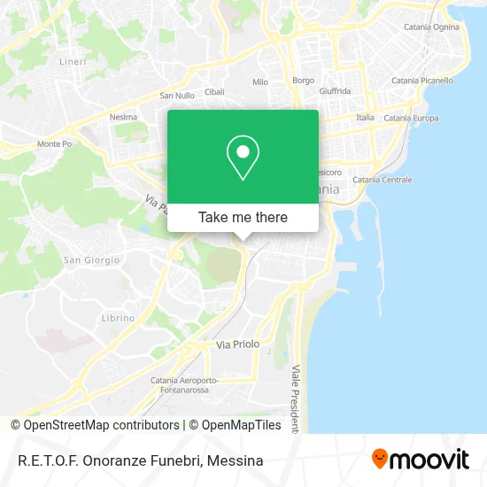 R.E.T.O.F. Onoranze Funebri map