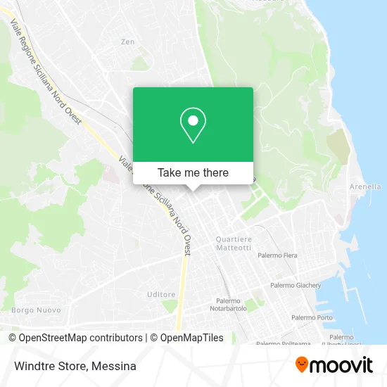 Windtre Store map
