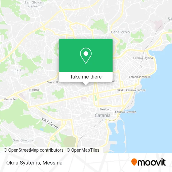 Okna Systems map