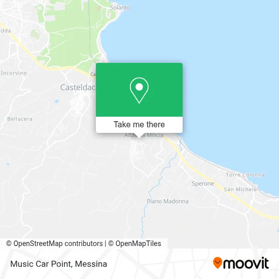 Music Car Point map