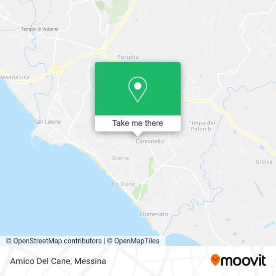 Amico Del Cane map