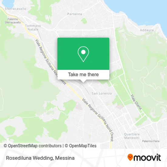 Rosediluna Wedding map