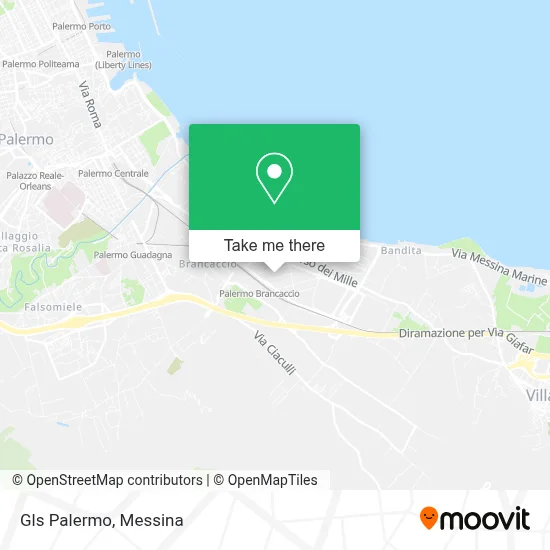 Gls Palermo map