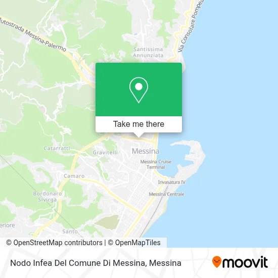 Nodo Infea Del Comune Di Messina map