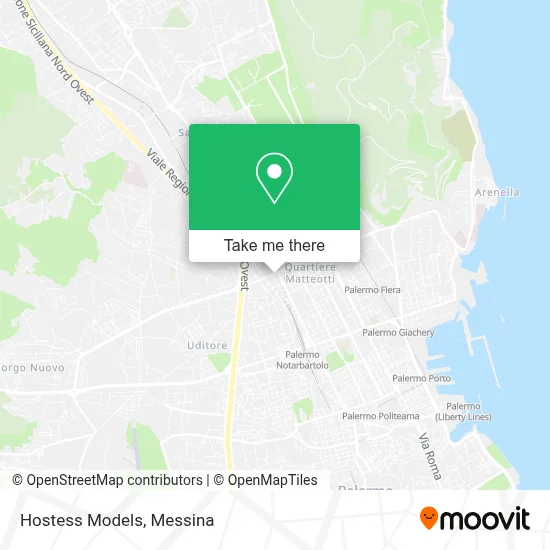 Hostess Models map