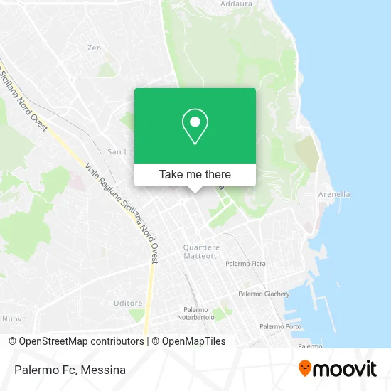 Palermo Fc map