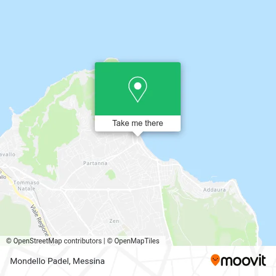 Mondello Padel map