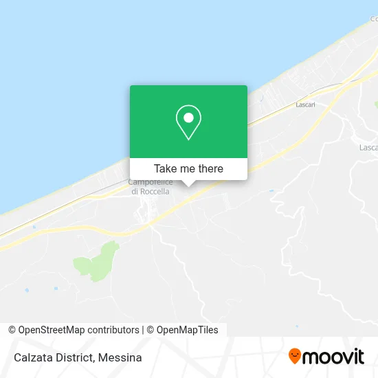 Calzata District map