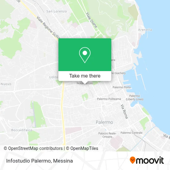 Infostudio Palermo map