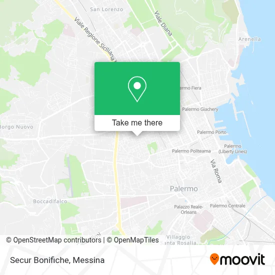 Secur Bonifiche map
