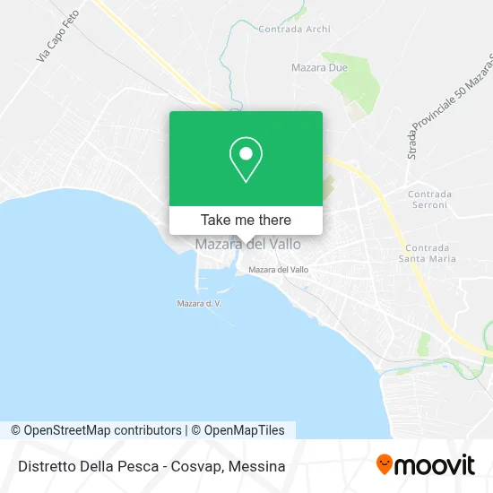 Distretto Della Pesca - Cosvap map