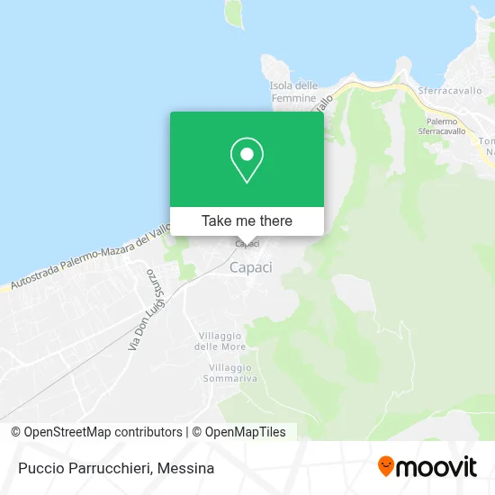 Puccio Parrucchieri map