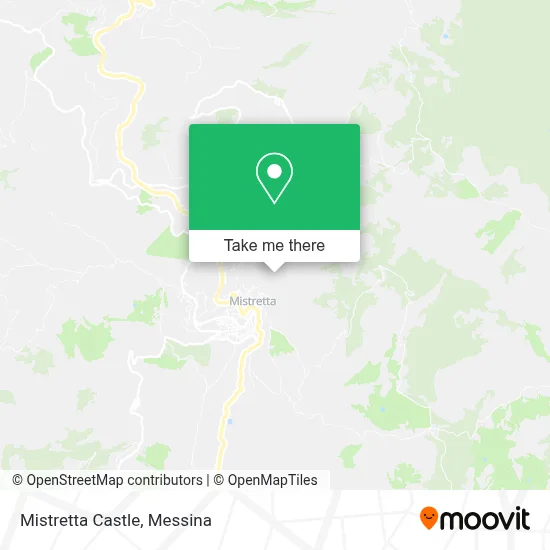 Mistretta Castle map
