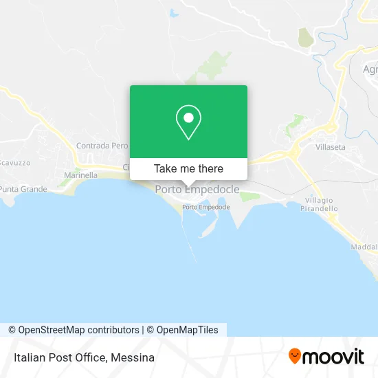 Italian Post Office map
