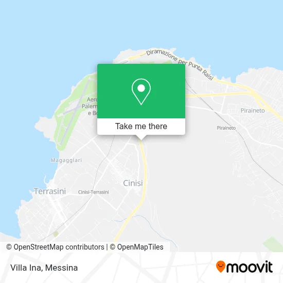 Villa Ina map