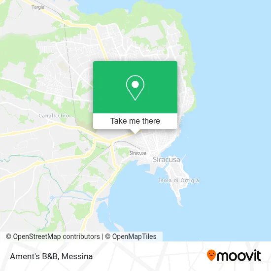 Ament's B&B map