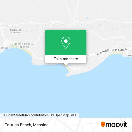 Tortuga Beach map
