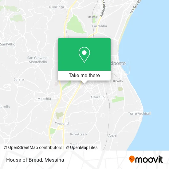 House of Bread map
