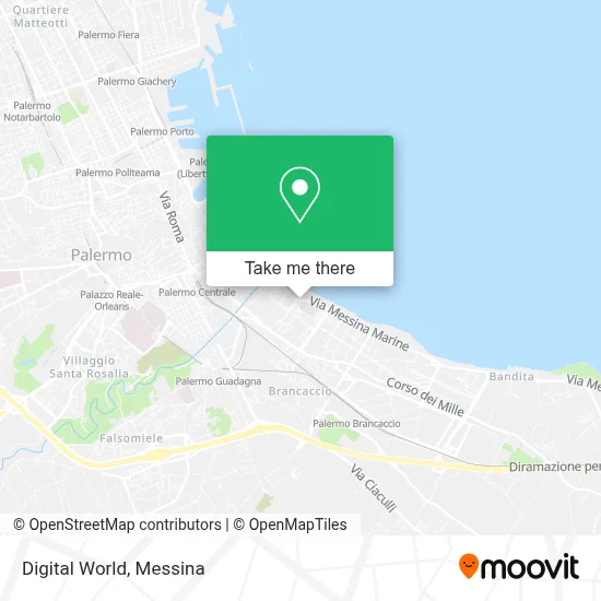 Digital World map