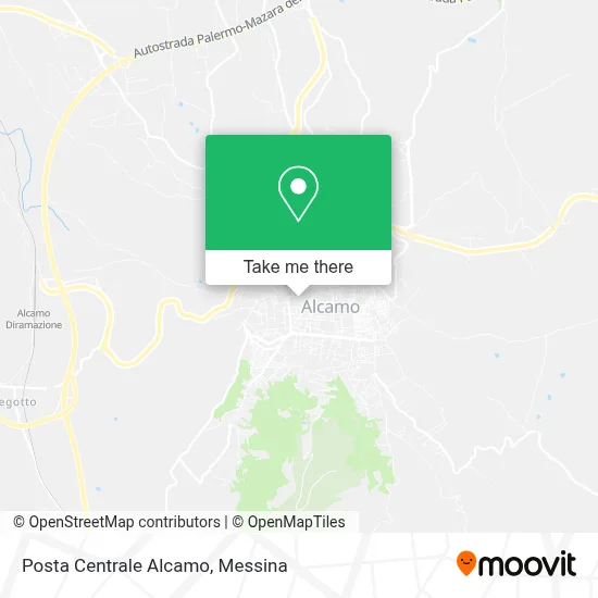 Posta Centrale Alcamo map
