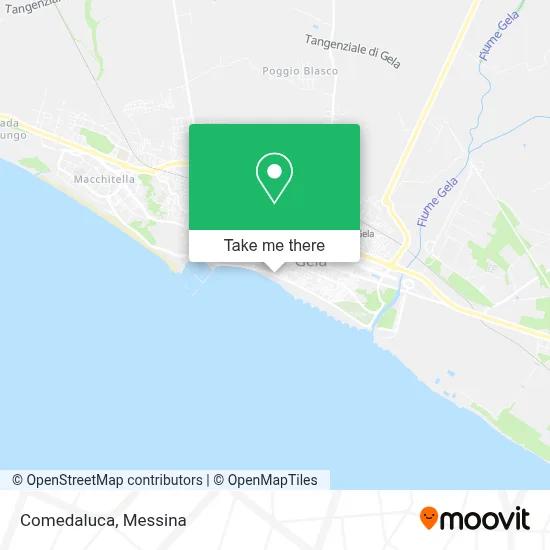 Comedaluca map