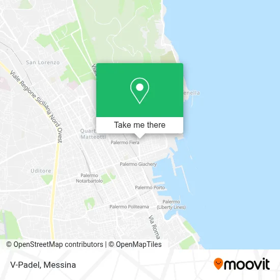 V-Padel map