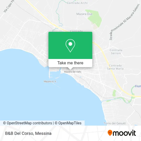 B&B Del Corso map