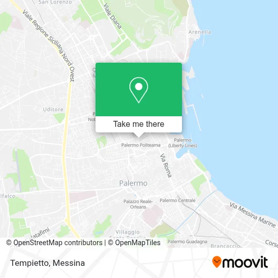 Tempietto map