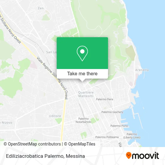 Ediliziacrobatica Palermo map