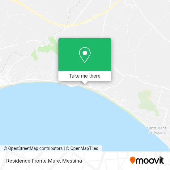 Residence Fronte Mare map
