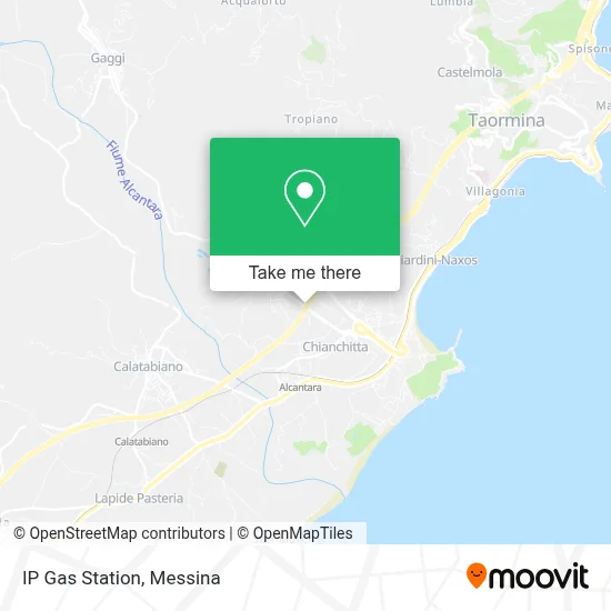 IP Gas Station map