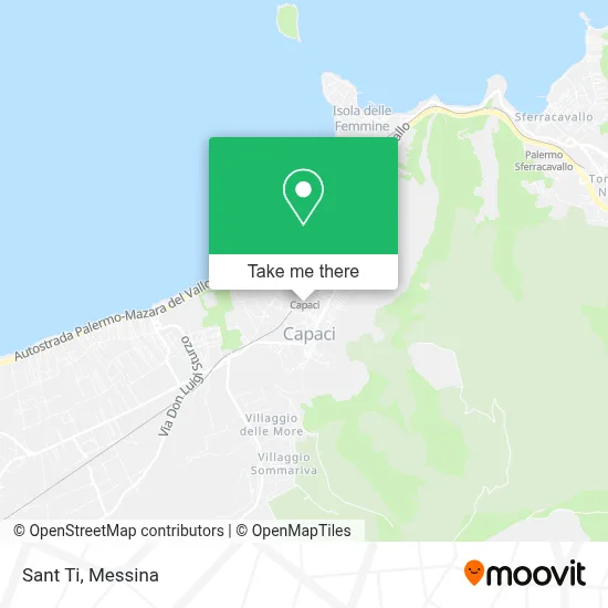 Sant Ti map