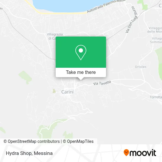 Hydra Shop map