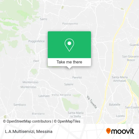 L.A.Multiservizi map